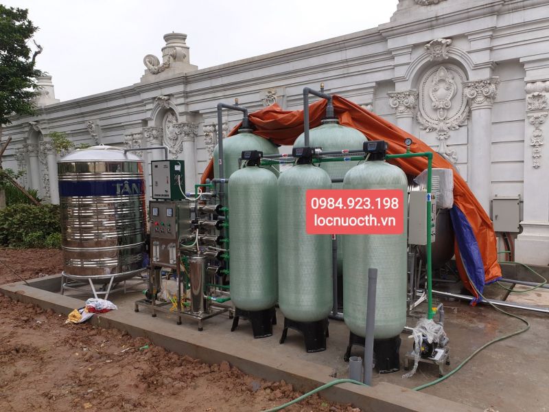 Sơ đồ cấu tạo nguyên lý của máy lọc nước công nghiệp